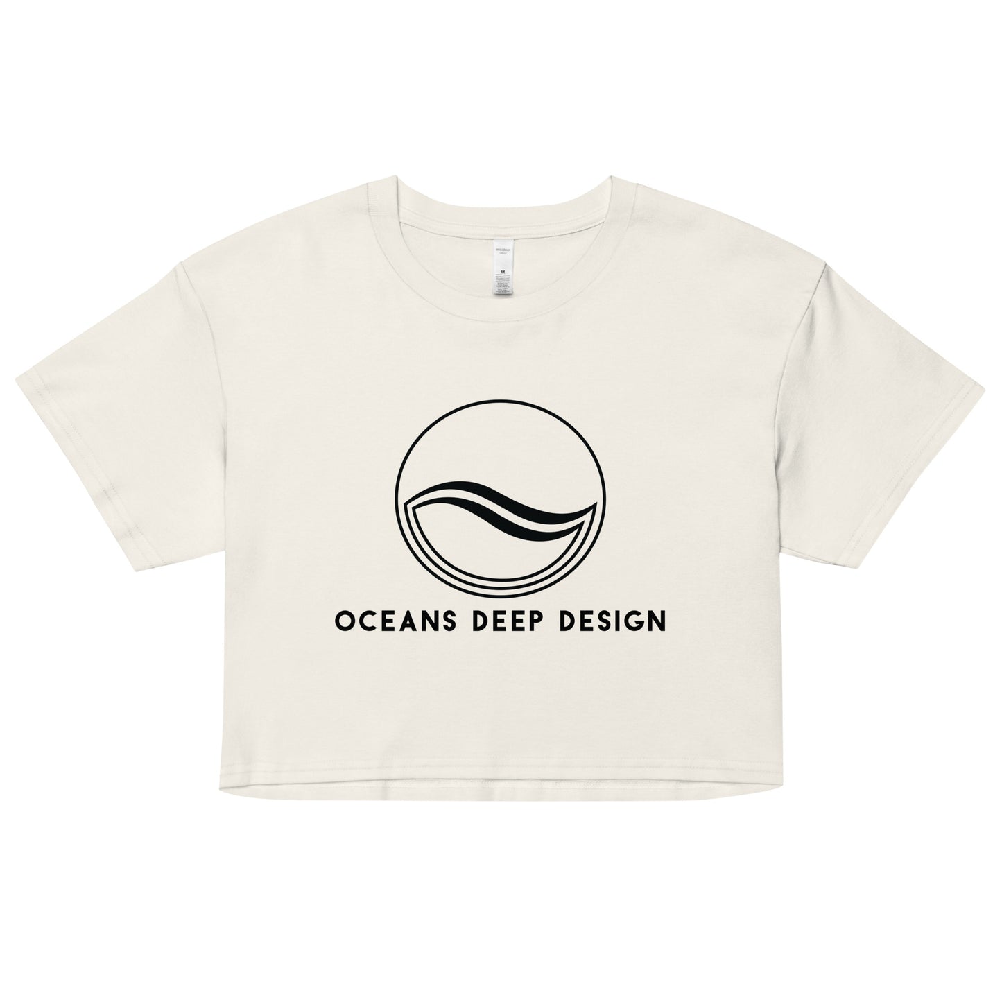 Oceans Deep Design Women’s crop top