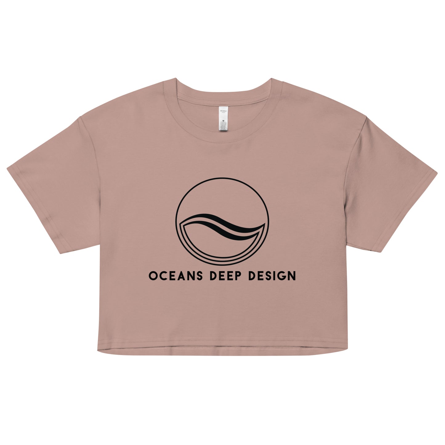 Oceans Deep Design Women’s crop top