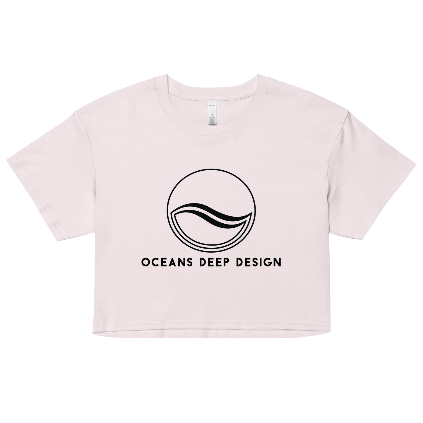 Oceans Deep Design Women’s crop top