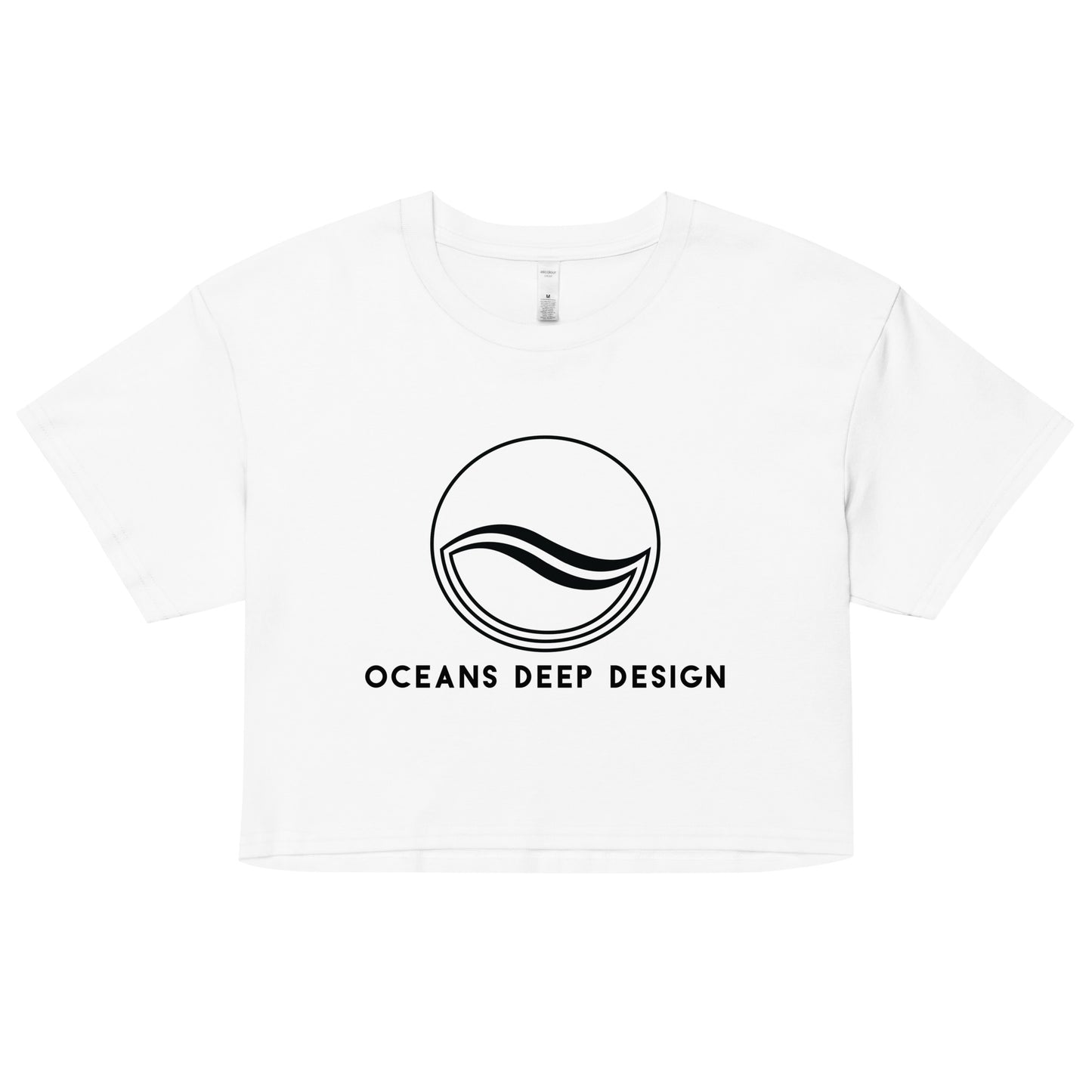 Oceans Deep Design Women’s crop top