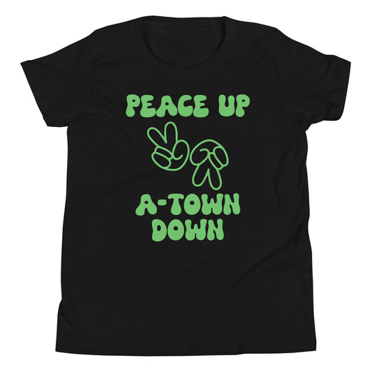 Peace Up A-Town Down Youth Short Sleeve T-Shirt