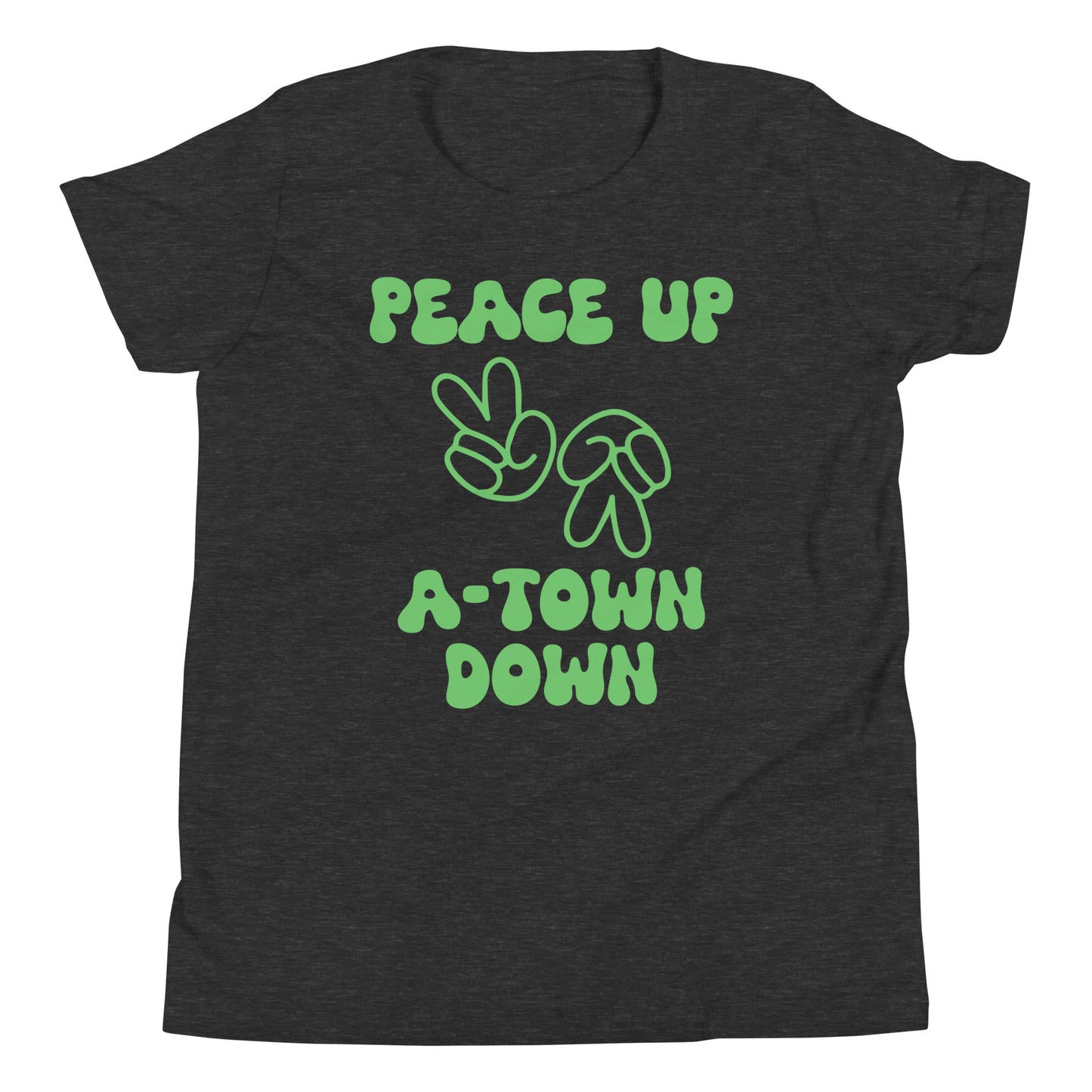 Peace Up A-Town Down Youth Short Sleeve T-Shirt