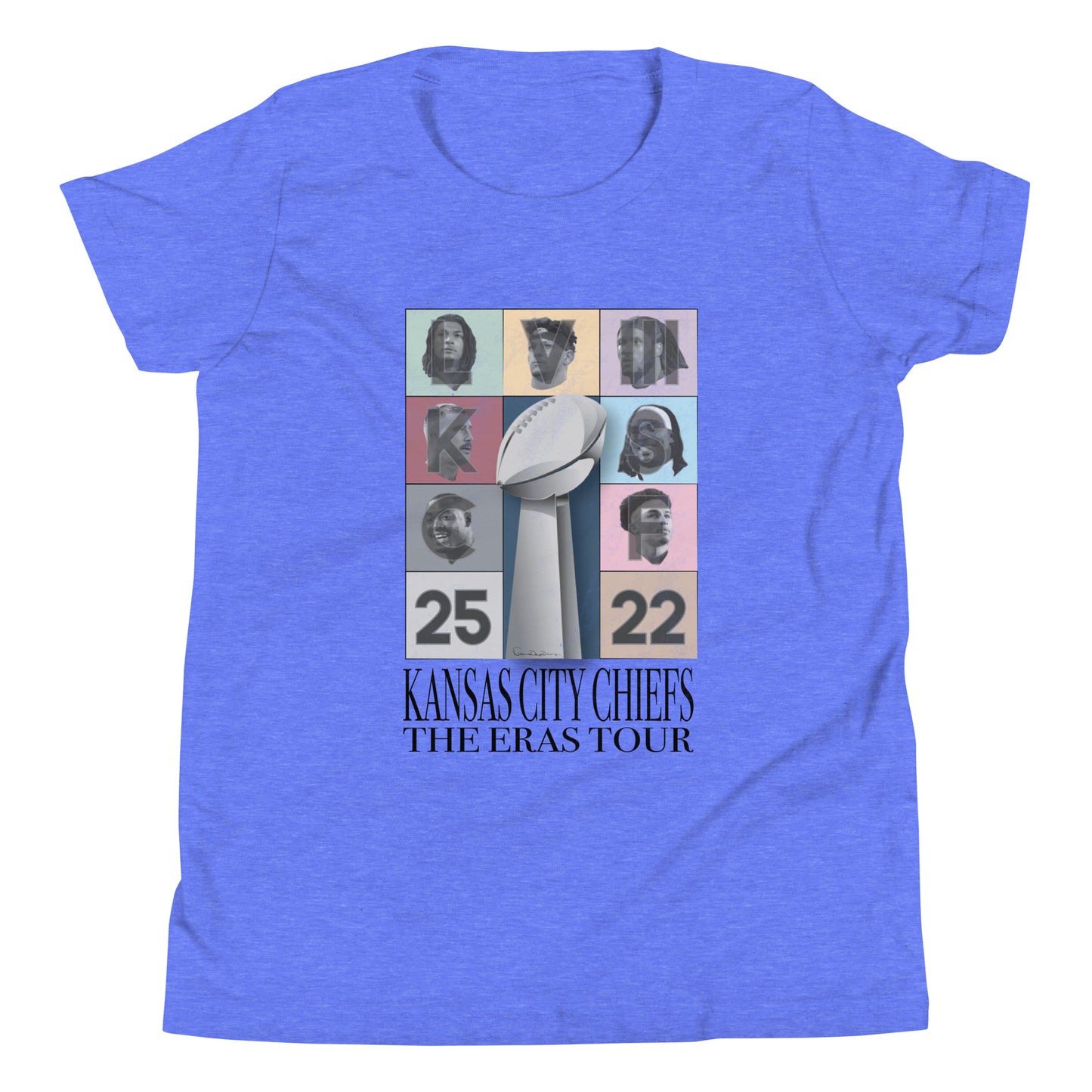 Super Bowl Eras Tour Youth Short Sleeve T-Shirt