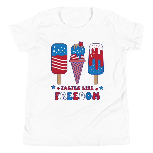 Tastes Like Freedom Youth Short Sleeve T-Shirt