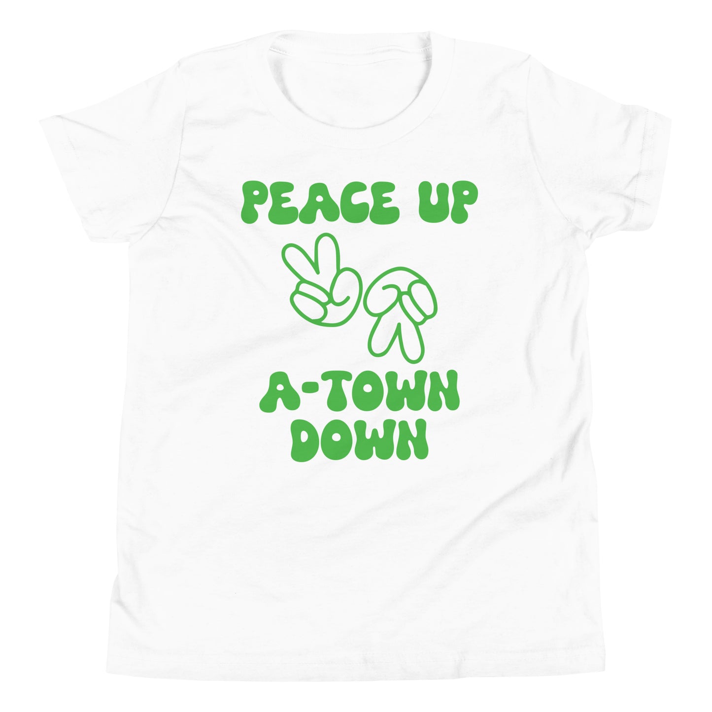 Peace Up A-Town Down Youth Short Sleeve T-Shirt